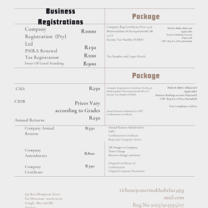 Business Registrations