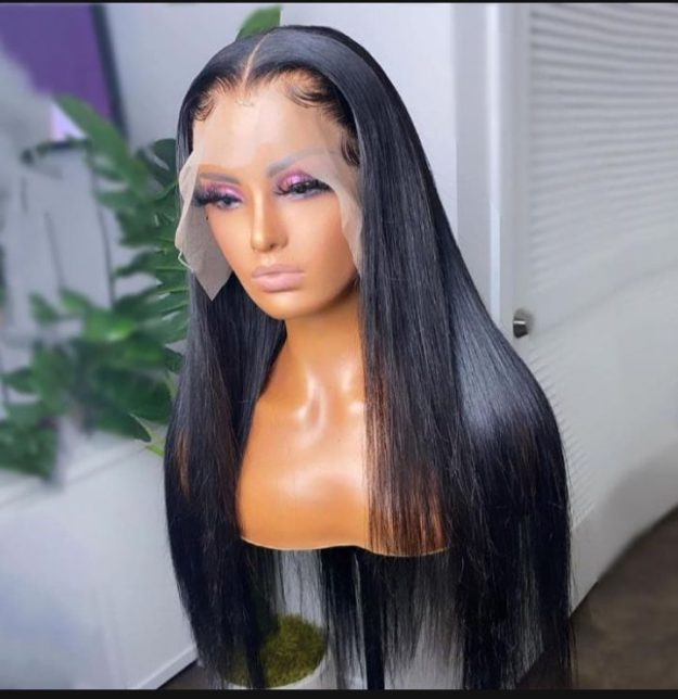 "20" Brazilian Human Hair Full Frontal Wig